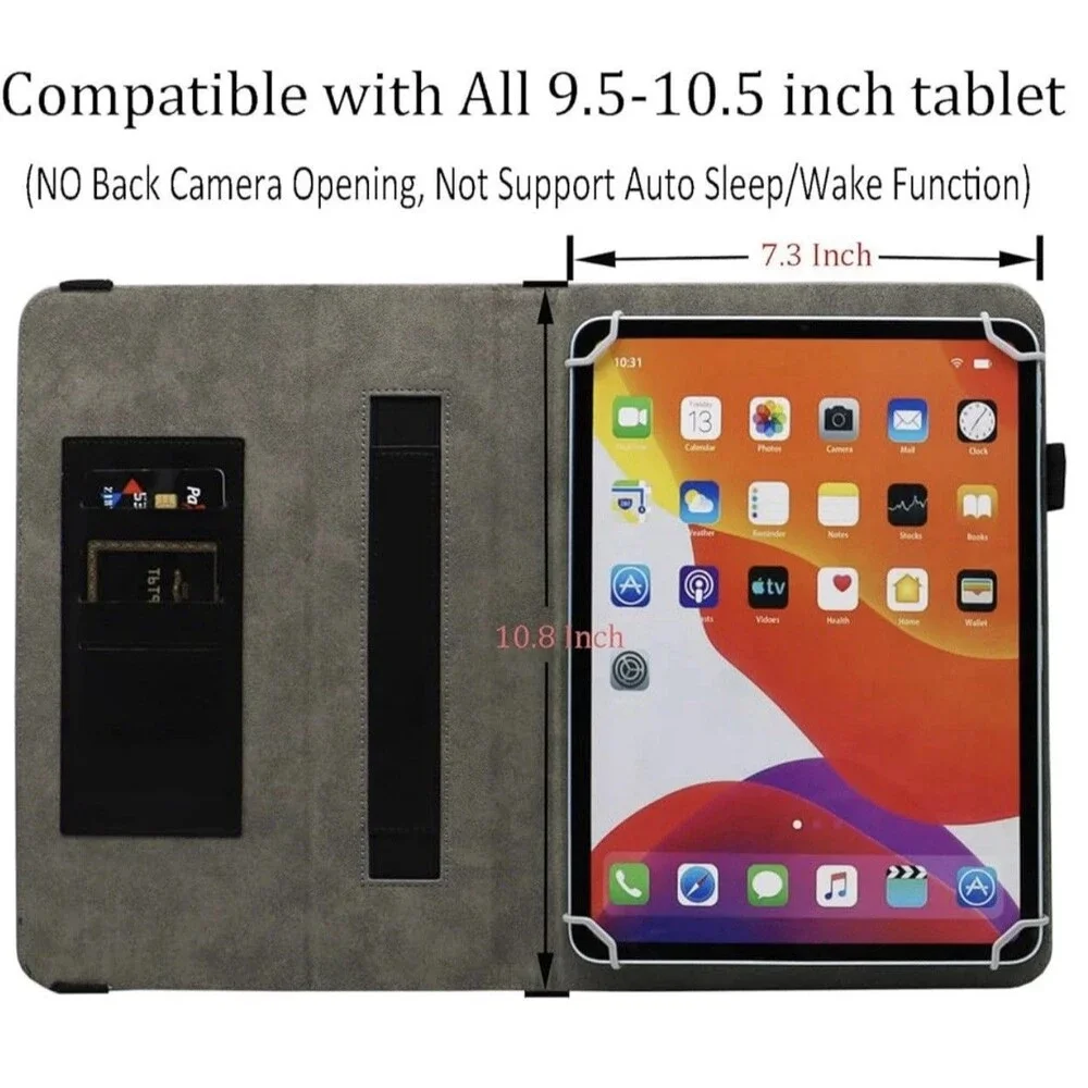 Universal 10 Inch Tablet Case Universal 10.1 Inch Tablet Case Protective Folio S
